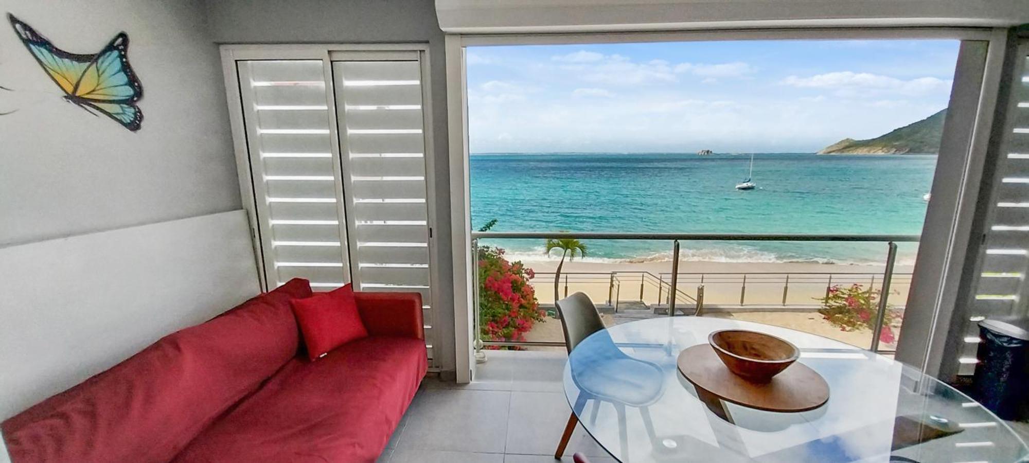 Official Page "Residence Bleu Marine" - Sea View Apartments & Studios - Saint-Martin French Side グランカーズ エクステリア 写真