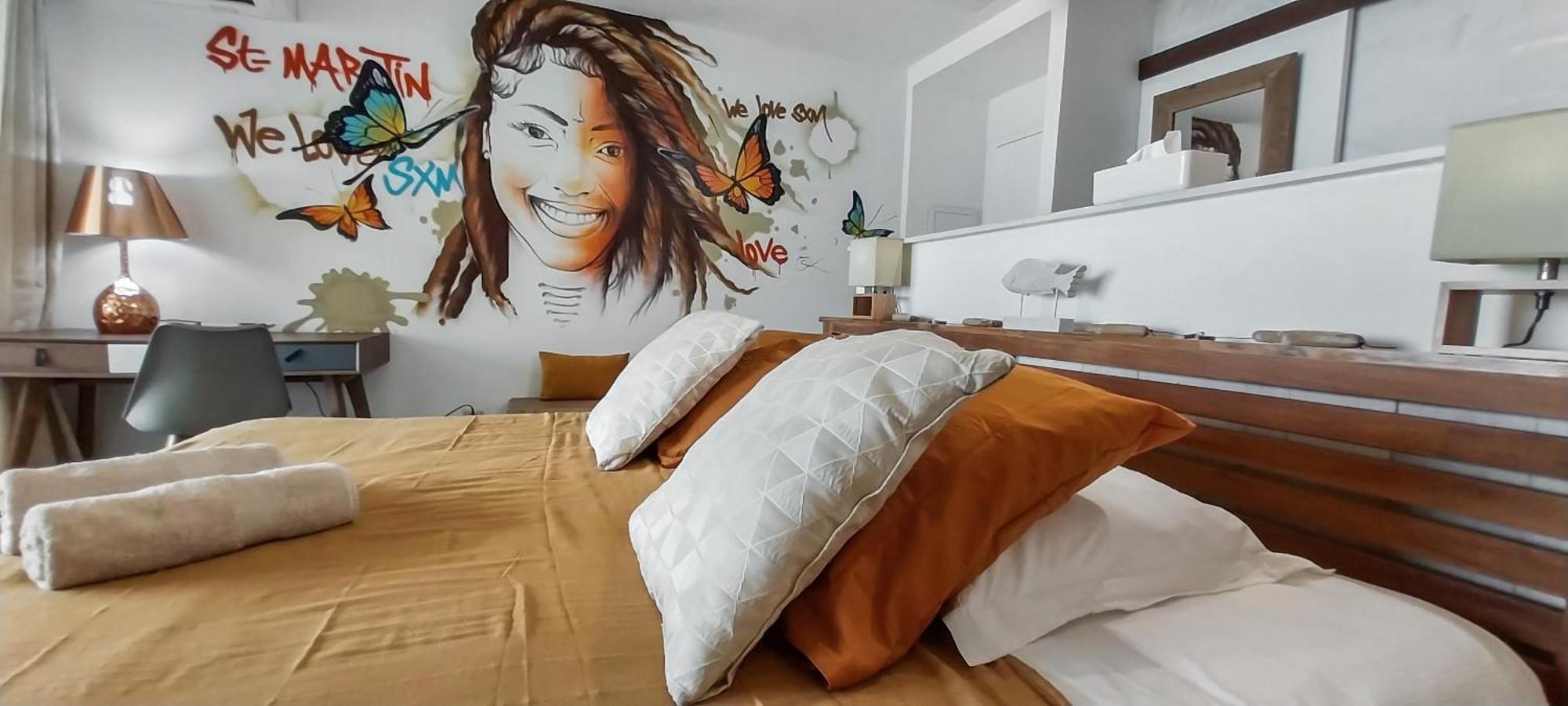 Official Page "Residence Bleu Marine" - Sea View Apartments & Studios - Saint-Martin French Side グランカーズ 部屋 写真